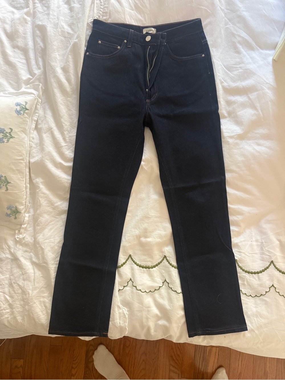 Toteme Dark Indigo Straight Leg Jeans
